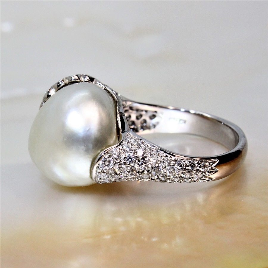 bague perle naturelles