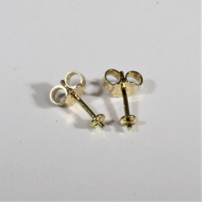 Boucles or jaune 18K