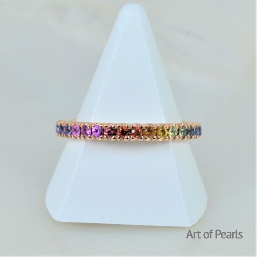 Bague or 18k Rainbow