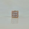 intercalaire cube C.Z. ag925