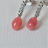 Conch natural pearls pair