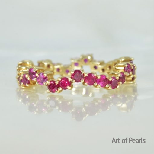 Ring rubies 18K gold