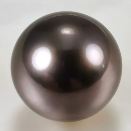 perle de culture ronde Tahiti chocolat naturel