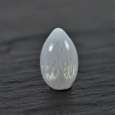 Clam natural pearl drop shape