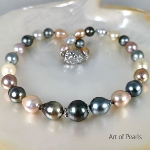 collier perles baroques
