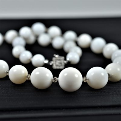 Clam natural pearls collier