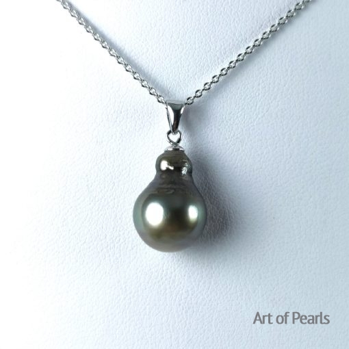 collier perle noire de Tahiti