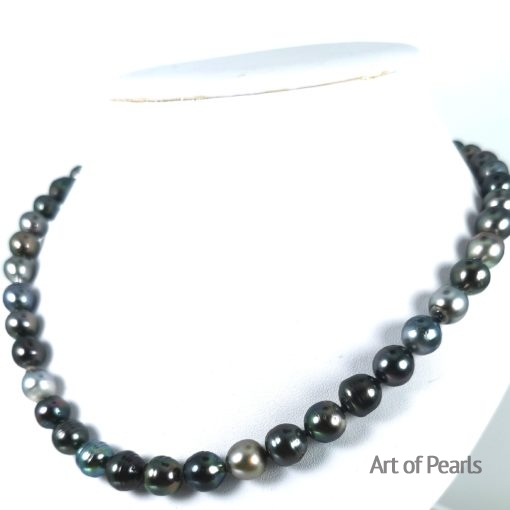 collier perles véritables de Tahiti