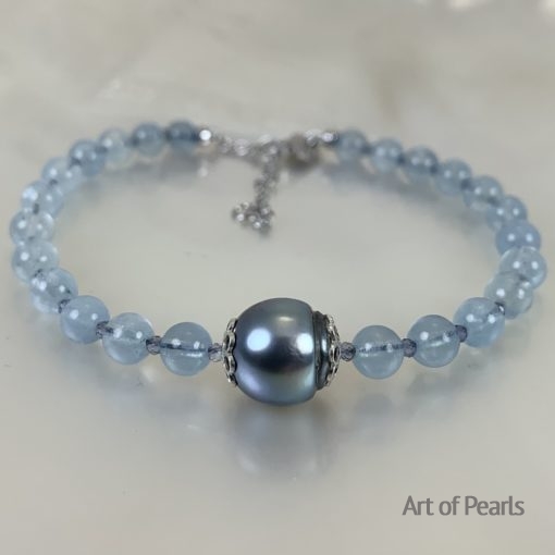 Blu Tahiti pearl bracelet