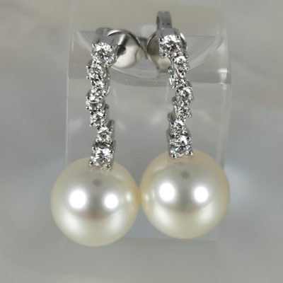 SSP boucles oreilles OG18K diamants