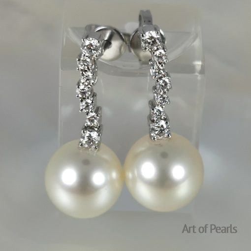 SSP boucles oreilles OG18K diamants