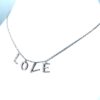 collier or blanc diamants