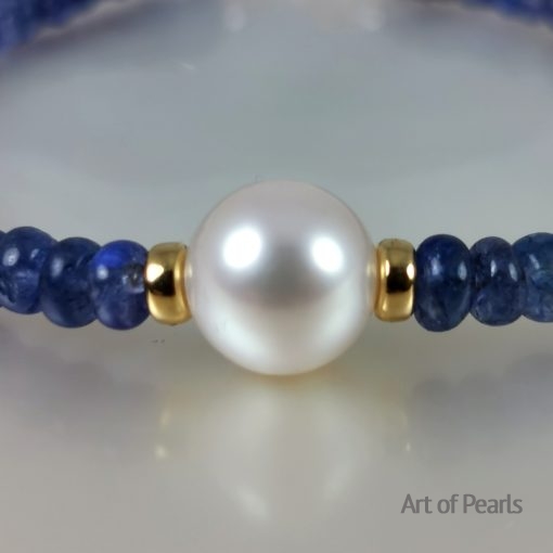 Tanzanites Akoya bracelet OJ18K