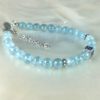 Aquamarines stones bracelet