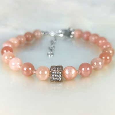 Moonstones bracelet 925S.