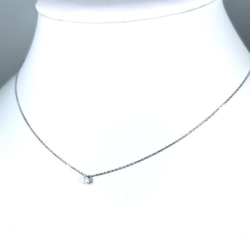 collier OG18K diamants 0.05cts