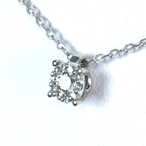 Collier OG18K Diamants - Total 0,12cts G/VS-Si