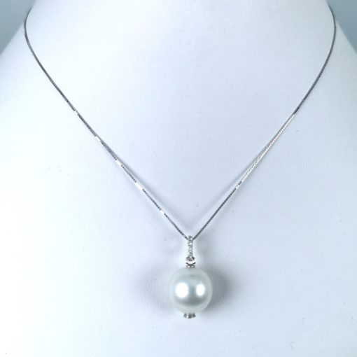 Collier OG18K diamants SSP ronde