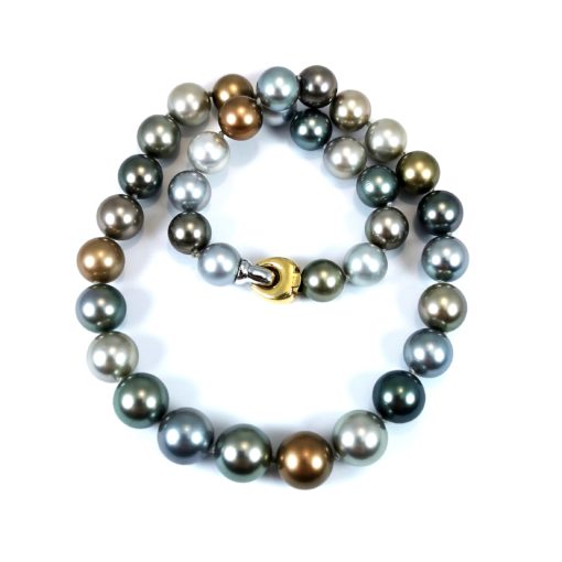Tahiti collier perles multicolores