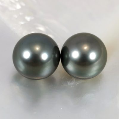 paire de perles noires Tahiti