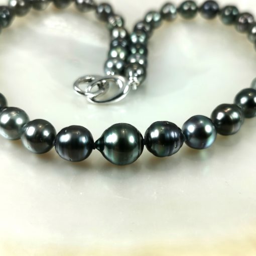 Collier perles noires de Tahiti