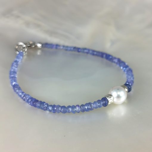 bracelet Tanzanite et Akoya