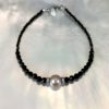 bracelet pierres fines et perle rose