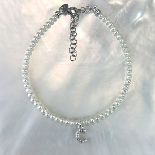 bracelet perles d'eau douce rondes