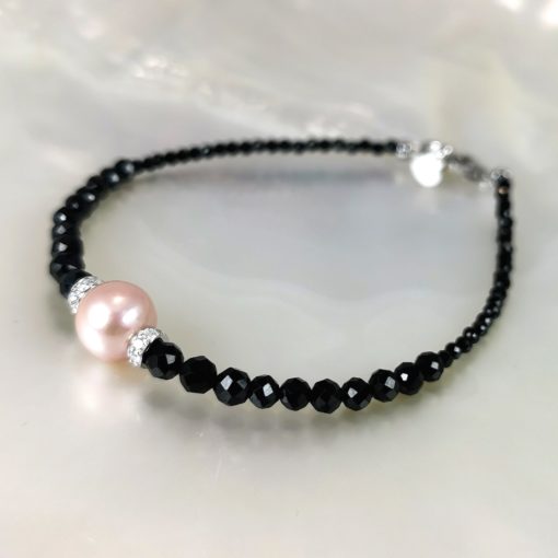 bracelet stones and pearl by Artofpearls
