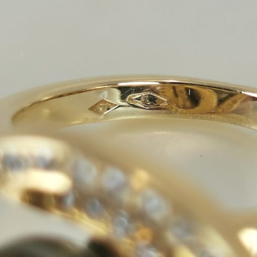 bague or jaune 18k lausanne