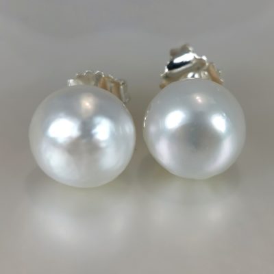 paire de boucles d'oreilles en argent 925 southsea perles