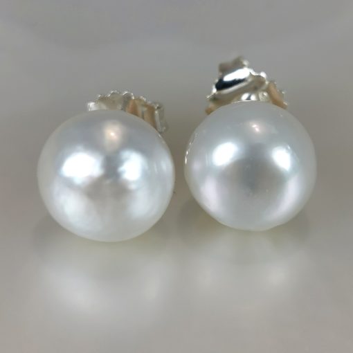 paire de boucles d'oreilles en argent 925 southsea perles