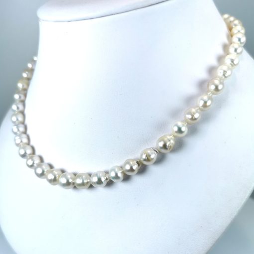 southsea cultured pearls baroque shape strand