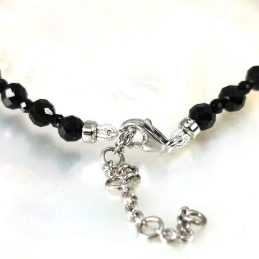 Collier pierres précieuses et perles de tahiti