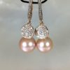 Freshwater pearls earrings in 925 Silver