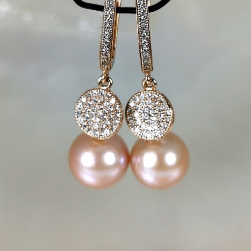 Freshwater pearls earrings in 925 Silver