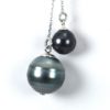 perles noires de Tahiti baroques