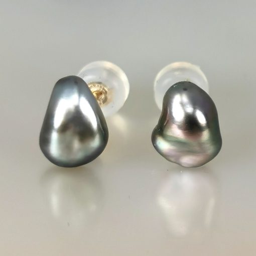 boucles d'oreilles perles de culture de Tahiti Keshis