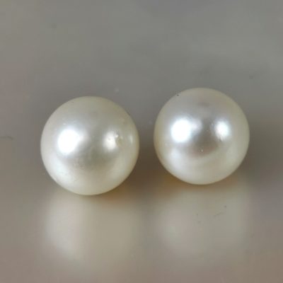 perles des Mers du sud SSP rondes paires