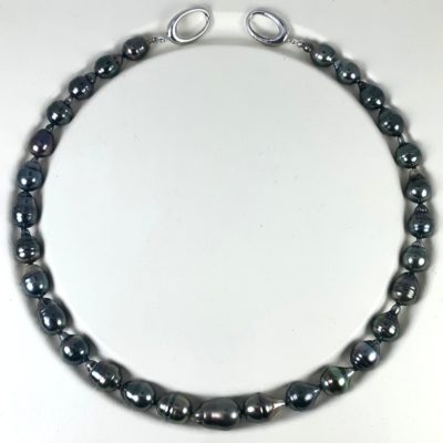 Tahiti perles collier BQ ag925