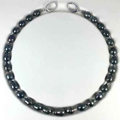 Tahiti perles collier BQ ag925