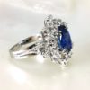 bague OG18K pierres précieuses naturelles