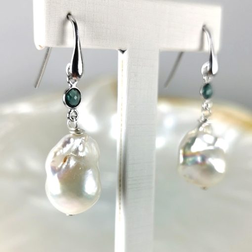 Fwp BQ 15-16mm Topazs earrings