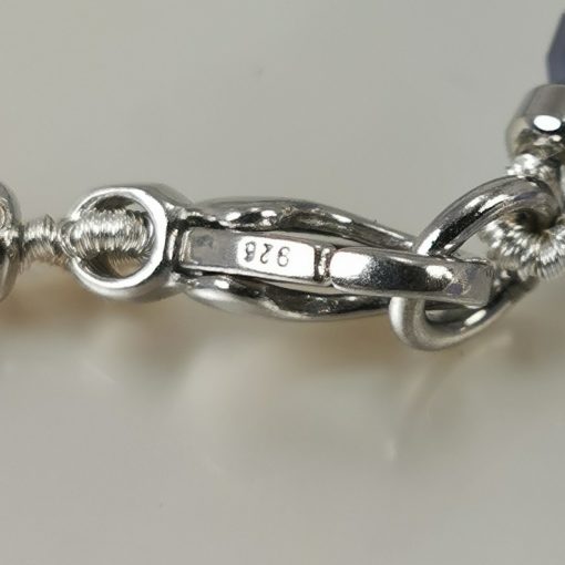 fermoir mousqueton en argent 925 collier