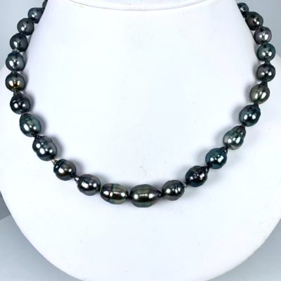 Tahiti collier de perles noires