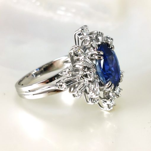 bague OG18K pierres précieuses naturelles