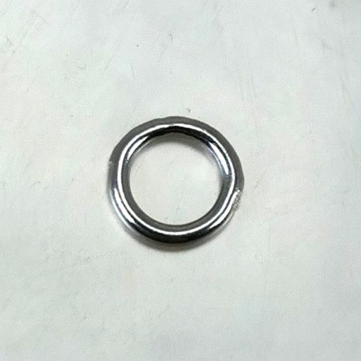 Anneau argent 925 rh. fermé