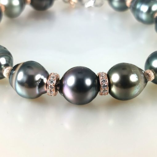 perles de culture rainbow de Polynésie françaises bracelet