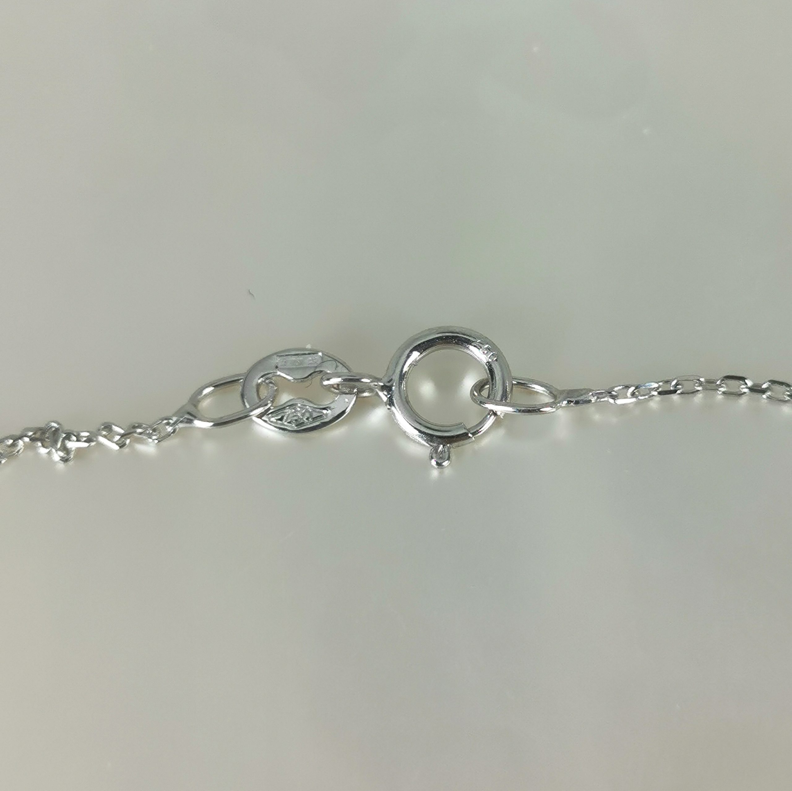 chaîne or blanc 18k collier perle