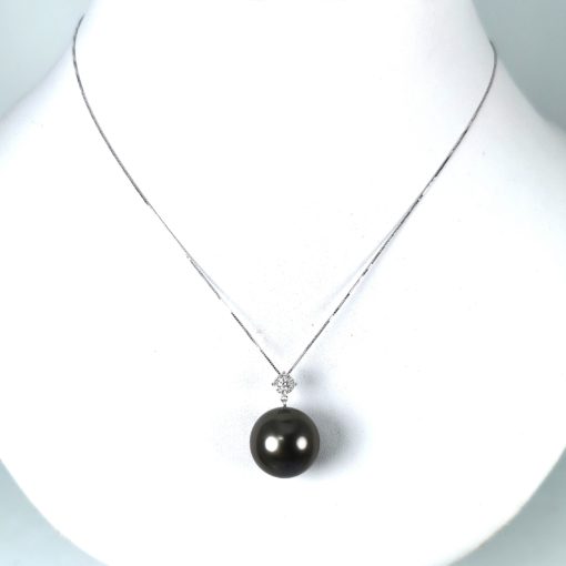 collier de perle de culture chocolat naturel de Tahiti